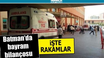 BATMAN'DA BAYRAM BİLAN&Ccedil;OSU