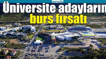 &Uuml;NİVERSİTE ADAYLARINA BURS FIRSATI