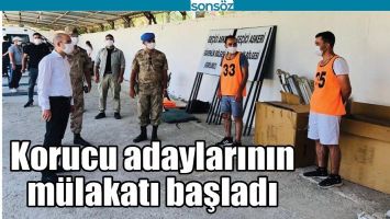 KORUCU ADAYLARININ M&Uuml;LAKATI BAŞLADI