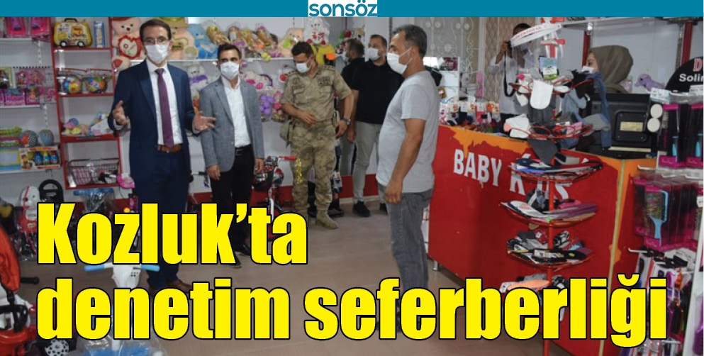 KOZLUK&rsquo;TA DENETİM SEFERBERLİĞİ