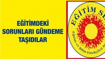 EĞİTİMDEKİ SORUNLARI G&Uuml;NDEME TAŞIDILAR