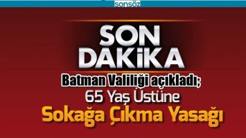 BATMAN VALİLİĞİ A&Ccedil;IKLADI