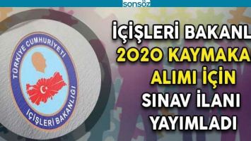 KAYMAKAM ADAYLIĞI SINAV İLANI YAYIMLANDI