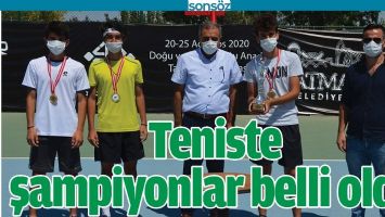 TENİSTE ŞAMPİYONLAR BELLİ OLDU