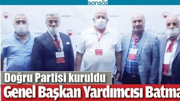 DOĞRU PARTİSİ KURULDU