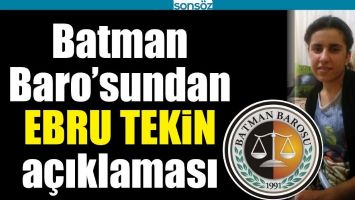 KADIN AVUKATLARDAN EBRU TEKİN A&Ccedil;IKLAMASI
