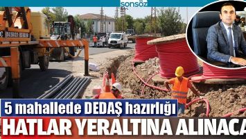 HATLAR YERALTINA ALINACAK