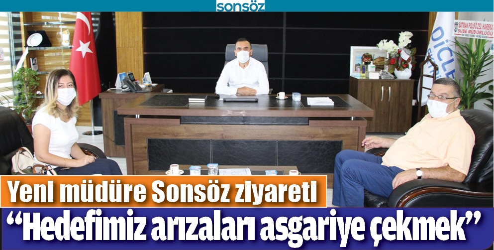 YENİ M&Uuml;D&Uuml;RE SONS&Ouml;Z ZİYARETİ