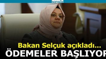 BAKAN A&Ccedil;IKLADI, &Ouml;DEMELER BAŞLIYOR