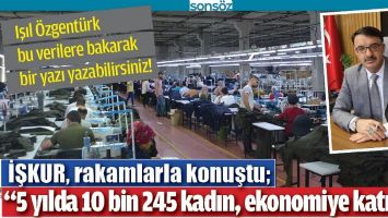 İŞKUR, RAKAMLARLA KONUŞTU
