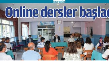 ONLİNE DERSLER BAŞLADI