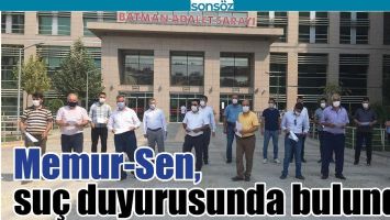 MEMUR-SEN, SU&Ccedil; DUYURUSUNDA BULUNDU