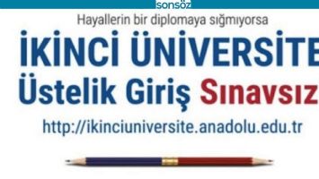 SINAVSIZ &Uuml;NİVERSİTE ŞANSI