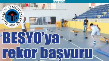 BESYO&rsquo;YA REKOR BAŞVURU