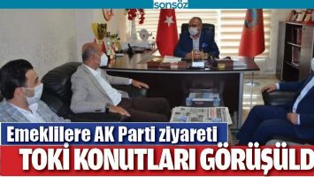 EMEKLİLERE AK PARTİ ZİYARETİ