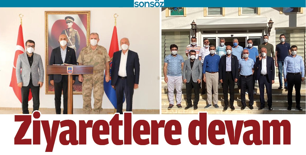ZİYARETLERE DEVAM
