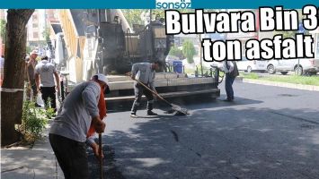 BULVARA BİN 300 TON ASFALT