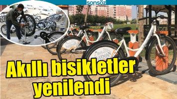 AKILLI BİSİKLETLER YENİLENDİ