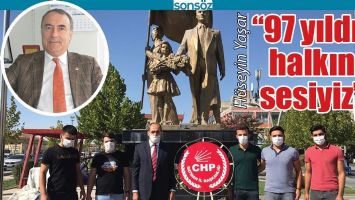 &ldquo;97 YILDIR HALKIN SESİYİZ&rdquo;
