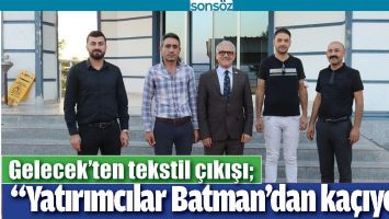 GELECEK&rsquo;TEN TEKSTİL &Ccedil;IKIŞI