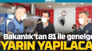BAKANLIK'TAN 81 İLE GENELGE