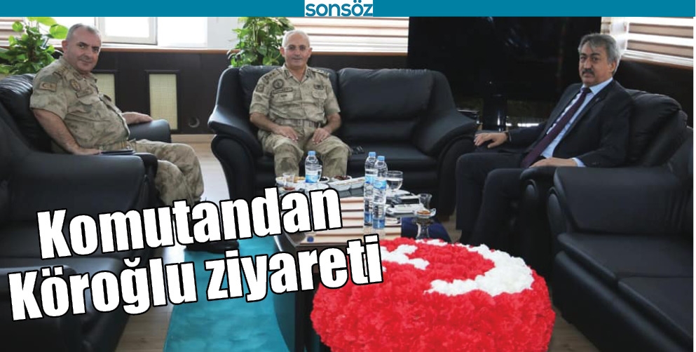KOMUTANDAN K&Ouml;ROĞLU ZİYARETİ
