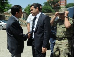 VALİ, GERC&Uuml;Ş&rsquo;&Uuml; ZİYARET ETTİ