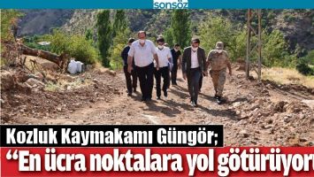 &ldquo;EN &Uuml;CRA NOKTALARA YOL G&Ouml;T&Uuml;R&Uuml;YORUZ&rdquo;