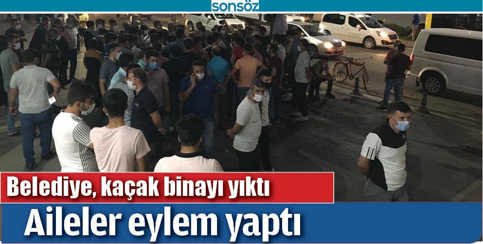BATMAN BELEDİYESİ, KA&Ccedil;AK BİNAYI YIKTI