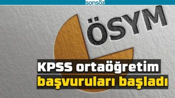 KPSS ORTA&Ouml;ĞRETİM BAŞVURULARI BAŞLADI