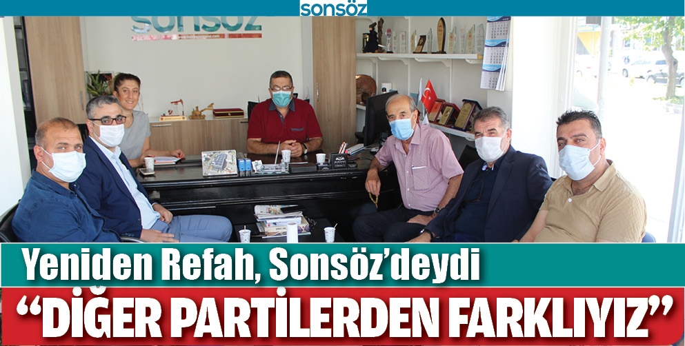 YENİDEN REFAH, SONS&Ouml;Z&rsquo;DEYDİ