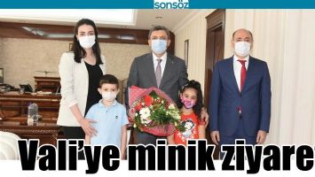 VALİ&rsquo;YE MİNİK ZİYARET