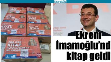 EKREM İMAMOĞLU&rsquo;NDAN KİTAP GELDİ