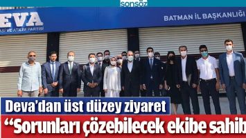 DEVA&rsquo;DAN &Uuml;ST D&Uuml;ZEY ZİYARET