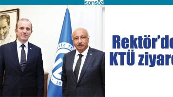 REKT&Ouml;R&rsquo;DEN KT&Uuml; ZİYARETİ