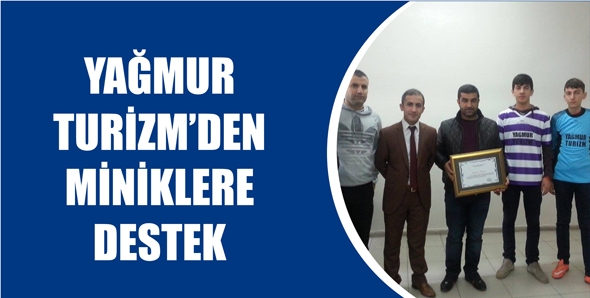 YAĞMUR TURİZM&rsquo;DEN MİNİKLERE DESTEK