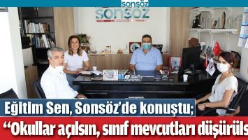 &ldquo;OKULLAR A&Ccedil;ILSIN, SINIF MEVCUTLARI D&Uuml;Ş&Uuml;R&Uuml;LS&Uuml;N&rdquo;