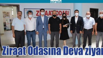 ZİRAAT ODASINA DEVA ZİYARET