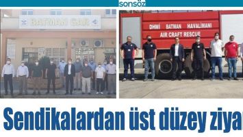 SENDİKALARDAN &Uuml;ST D&Uuml;ZEY ZİYARET