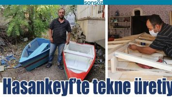 HASANKEYF&rsquo;TE TEKNE &Uuml;RETİYOR