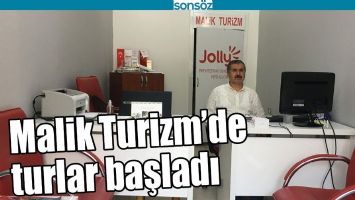 MALİK TURİZM&rsquo;DE TURLAR BAŞLADI