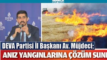 ANIZ YANGINLARINA &Ccedil;&Ouml;Z&Uuml;M SUNDU