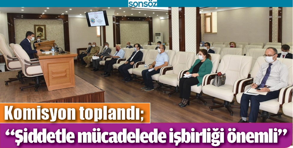 &ldquo;ŞİDDETLE M&Uuml;CADELEDE İŞBİRLİĞİ &Ouml;NEMLİ&rdquo;
