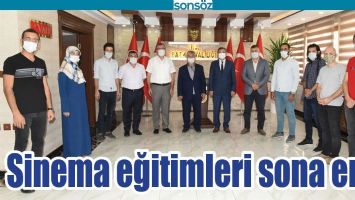 SİNEMA EĞİTİMLERİ SONA ERDİ
