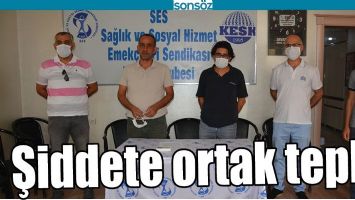 ŞİDDETE ORTAK TEPKİ