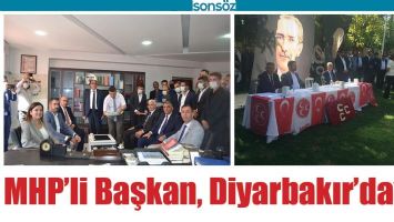 MHP&rsquo;Lİ BAŞKAN, DİYARBAKIR&rsquo;DAYDI