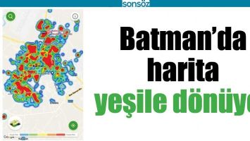 BATMAN'DA HARİTA YEŞİLE D&Ouml;N&Uuml;YOR