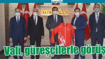 VALİ, G&Uuml;REŞ&Ccedil;İLERLE G&Ouml;R&Uuml;ŞT&Uuml;