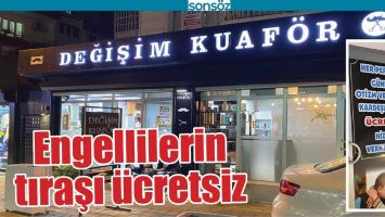 ENGELLİLERİN TIRAŞI &Uuml;CRETSİZ