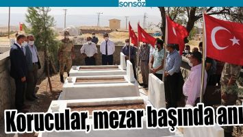 KORUCULAR, MEZAR BAŞINDA ANILDI